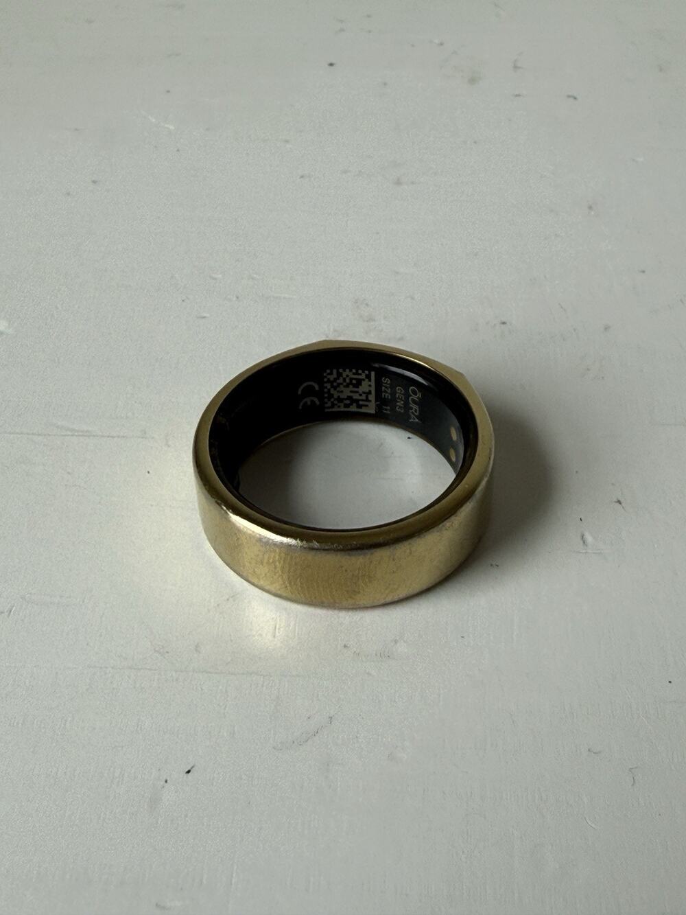 PARTS ONLY Oura Ring Gen 3 Size 11 Gold Heiritage NOT WORKING